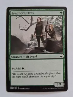 Magic MTG - Fyndhorn Elves - Commander Legends - NM - Image 1