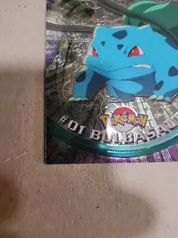 #01 Bulbasaur Topps Chrome 2000 Pokemon TV Animation Series 1 - Image 3