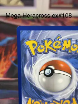Pokemon 2025 Phantasmal Flames Mega Heracross EX 108/94 UR & 004/094 RR NM - Image 3