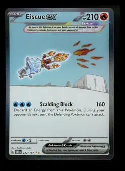 Eiscue ex 222/197 Obsidian Flames 2023 SIR Pokemon Card TCG - Image 1