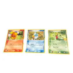 Pokemon TCG 3 Card Lot 25th Anniversary Torchic Mudkip Treecko Oversized Cards - Image 1