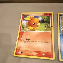 Pokemon TCG 3 Card Lot 25th Anniversary Torchic Mudkip Treecko Oversized Cards - Image 4