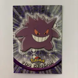 Pokemon Topps Chrome Gengar #94 Excellent Condition Non Foil TV Animation 2000 - Image 2