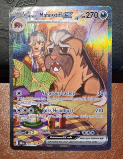 Pokemon TCG Arven's Mabosstiff EX #235/182 Sv10: Destined Rivals - M/NM - Image 1