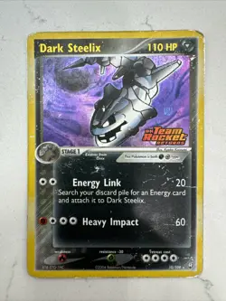 Pokemon TCG Dark Steelix EX Team Rocket Returns 10/109 Reverse Holo Holo Rare - Image 1