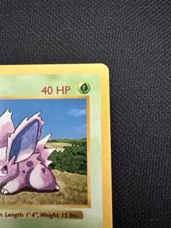 Pokemon Nidoran 55/102 1st Edition Shadowless Base Set Card Unplayed Near - Image 4