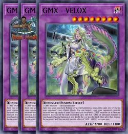 Yugioh! 3x GMX - VELOX BPRO-EN095 Super Rare 1st Ed NM - Image 1