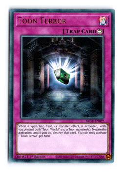 Toon Terror - BLCR-EN069 - Ultra Rare 1st Edition Yugioh - Image 1