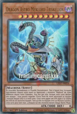 Yu-Gi-Oh! Dragon Astro Meklord Triskelion : UR LED7-FR016 - Image 1