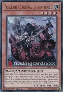 Yu-Gi-Oh! Eclatante Cartesia, la Vertueuse : UR CH01-FR004 - Image 1