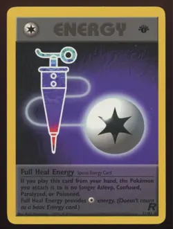 Pokemon Team Rocket Full Heal Energy #81/82 Uncommon 1st Edition - Image 1