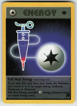 Pokemon Full Heal Energy Uncommon 1st Edition Team Rocket 81/82 NM - Image 1