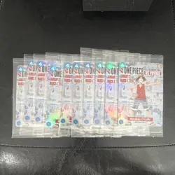 Bandai One Piece US Voyage Monkey D. Luffy Leader Promo Holo (10 card lot) - Image 1