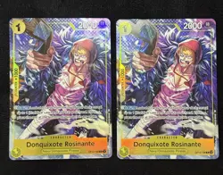 One Piece #OP12-108 Donquixote Rosinante Rare R Illustration Box.6 Promo - Image 1