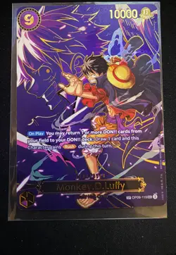 Monkey D. Luffy OP09-119 SEC SP ENG ONE PIECE OP13 Carrying on His Will Alt Art - Image 1