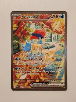 Keldeo EX 167/086 SIR Pokemon TCG White Flare Special Illustration Rare NM - Image 1