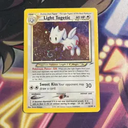 Light Togetic 15/105 - Neo Destiny 2002 Pokemon Card Vintage WOTC Holo Rare - MP - Image 1