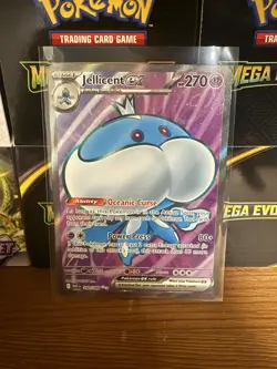 Jellicent EX 160/086 Sv: White Flare Holo NM Pack Fresh Pokemon Card - Image 1