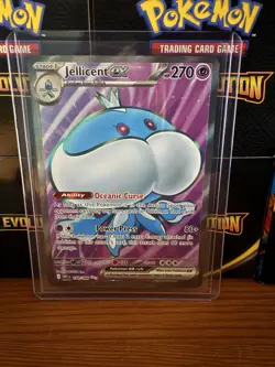 Jellicent EX 160/086 Sv: White Flare Holo NM Pack Fresh Pokemon Card - Image 1