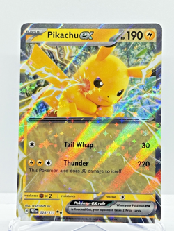 Pikachu ex 28/131 - Prismatic Evolutions - Double Rare - Pokemon Card - NM - Image 1