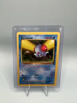 TENTACOOL - Fossil Set - 56/62 - Common - Pokemon Card - Unlimited Edition - NM - Image 1