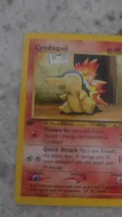 Pokemon Card - Cyndaquil Neo Genesis 57/111 Common 1st Edition - no refunds - Image 2