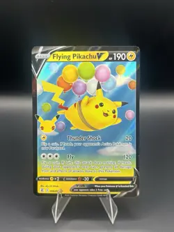 Flying Pikachu V Ultra Rare Holo Foil Celebrations Pokemon TCG Card 006/025 - Image 1