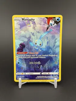Pokemon TCG Manaphy Full Art Ultra Rare Holo Card GG06/GG70 Crown Zenith - Image 1