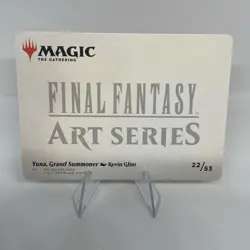 MTG Yuna, Grand Summoner Art Card Final Fantasy: Art Series 22/53 Near Mint - Image 2