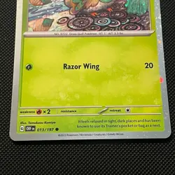 Rowlet 013/197 Cosmos Holo Obsidian Flames - Near Mint Pokemon Card - Image 3