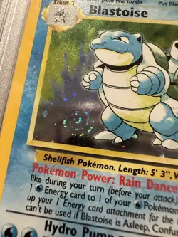 Pokemon Cards Blastoise Base Set 2 Psa 8 Double Swirl Slab With Bonus Gift - Image 4