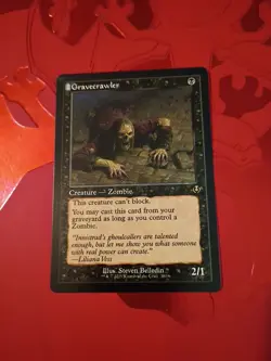 WOTC Innistrad Remastered Gravecrawler (Retro Frame) (R) (Foil) NM - Image 1