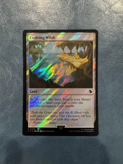 NM Surge Foil Evolving Wilds, MTG, Final Fantasy Commander, Magic, 389 - Image 1