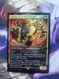 MTG Secret Lair - Street Fighter - Blanka, Ferocious Friend FOIL NM - Image 1
