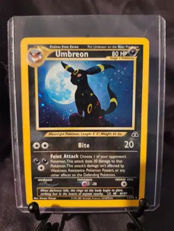 Pokemon Umbreon 13/75 Neo Discovery Holo LP - Image 1