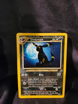 Pokemon Umbreon 13/75 Neo Discovery Holo LP - Image 2