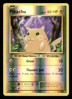 2016 POKEMON PIKACHU XY - EVOLUTIONS 35/108 COMMON REVERSE HOLO MINT - Image 1