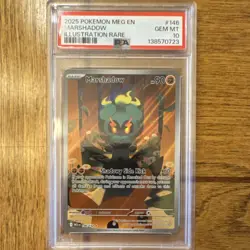 Pokemon Marshadow 146/132 Me01 Mega Evolution Illustration Rare Holo PSA 10 2025 - Image 1