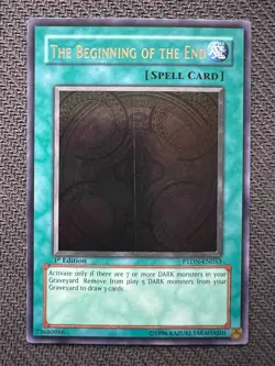 Yugioh The Beginning of the End 1st Edition Ultra Rare PTDN-EN053 LP - Image 1