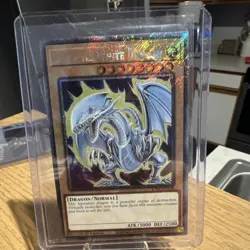 Yu-Gi-Oh! Blue-Eyes White Dragon RA04-EN108 Platinum Secret Rare 1st Edition - Image 1