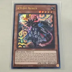 Yugioh Tcg K9-04 Noroi | DOOD-EN025 | Ultra Rare | 1st Edition NM - Image 1