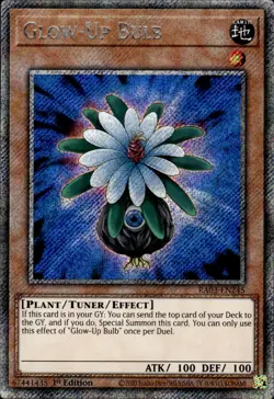 Glow-Up Bulb - Platinum Secret Rare 1st Edition RA03-EN245 - NM - YuGiOh - Image 1