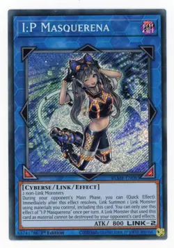 Yugioh I.P Masquerena BLMR-EN085 Secret Rare 1st NM - Image 1