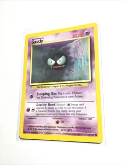 GASTLY - 50/102 - Base Set - 4th Print - 1999-2000 - Pokemon Card - PL - Image 1
