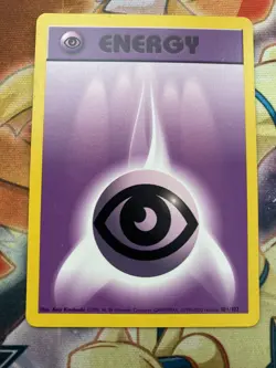 Psychic Energy 101/102 Near Mint 1999-2000 4th Print UK Base Set Pokemon Card - Image 1