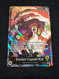 2025 One Piece Eustass Captain Kid Alt Art Leader OP10-099 Royal Blood - Image 1