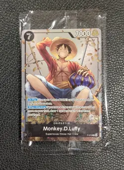 Monkey.D.Luffy (Tin Pack Set Vol. 2) P-075 One Piece Promotion Cards Foil - Image 1
