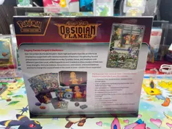 Pokemon Center Exclusive Obsidian Flames ETB Elite Trainer Box | New & Sealed - Image 4