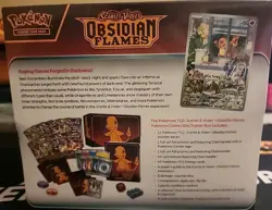 Obsidian Flames Pokemon Center Exclusive Sealed Elite Trainer Box PC ETB - Image 2