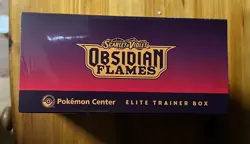 Pokemon Center Exclusive Obsidian Flames ETB Elite Trainer Box | New & Sealed - Image 2